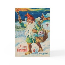 Weihnachts-Tomte mit Fackel CC0939 Jenny Nyström