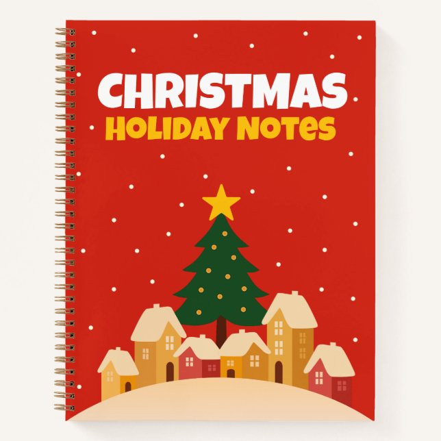 Weihnachts-Traditionen Notizbuch Lined (Vorderseite)