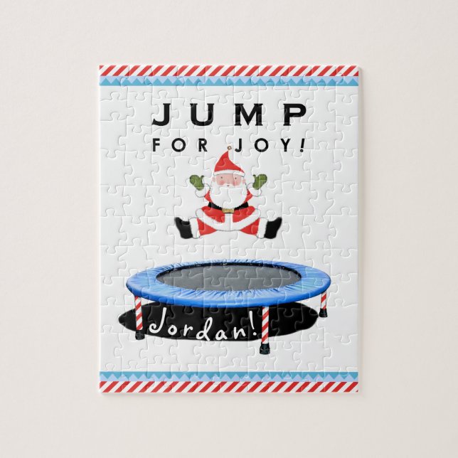 Weihnachts-Trampolin-Puzzle Puzzle (Vertikal)