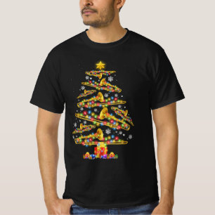 Weihnachts-Trombone-Player Xmas Tree Jazz Music Lo T-Shirt