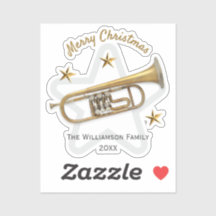 Weihnachts-Trumpet Stars Music Lover's Personalisi