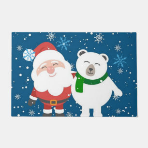 Weihnachts Türmatte, Weihnachtsmann Fußmatte