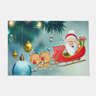 Weihnachts Türmatte, Weihnachtsmann Fußmatte