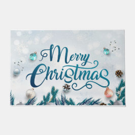 Weihnachts-Türmchen Fußmatte