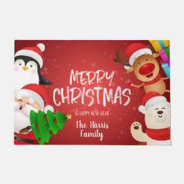 Weihnachts-Türmchen Fußmatte