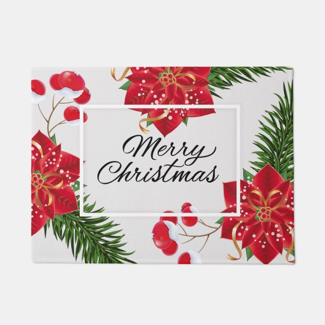 Weihnachts-Türmchen Fußmatte (Vorderseite)