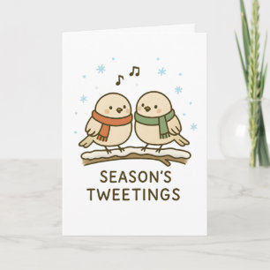 Weihnachts-Tweets - Lustige Weihnachtskarte Feiertagskarte