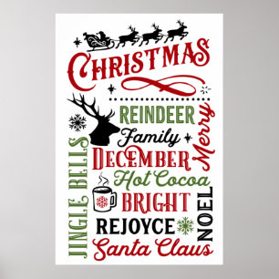 Weihnachts-U-Bahn Poster