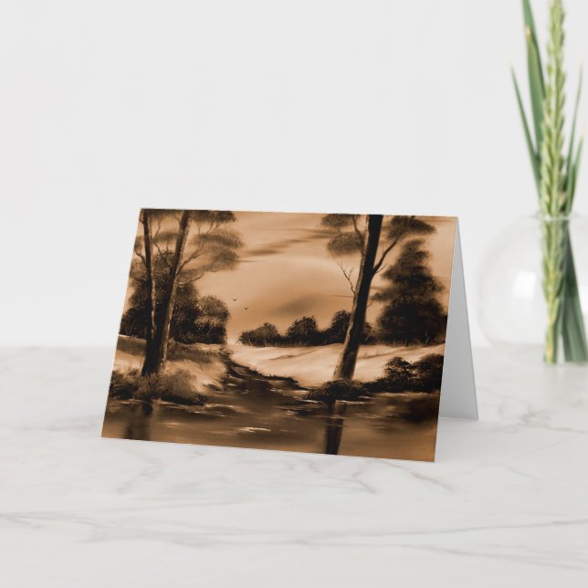 Weihnachts-u. neues Jahr-Karte Feiertagskarte (Vorderseite)