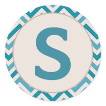 Weihnachts-Umschlag Aufkleber-Aufkleber mit Monogr