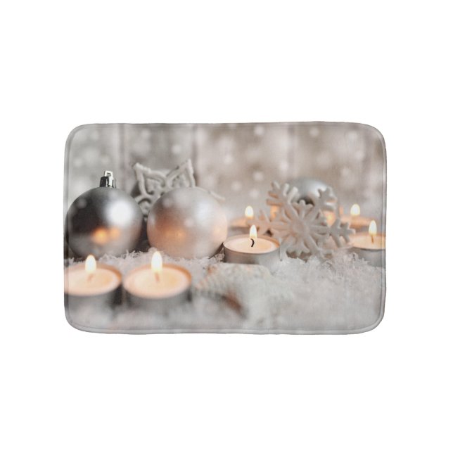 Weihnachts- und Adventsdekor Badematte (Vorderseite)