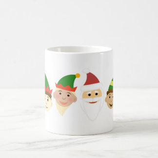 Weihnachts- und Elfenbein Weihnachtskaffee-Tasse Kaffeetasse