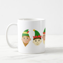 Weihnachts- und Elfenbein Weihnachtskaffee-Tasse Kaffeetasse