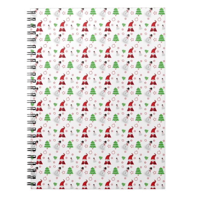 Weihnachts- und Neujahrsdesign-Notebook Notizblock (Vorderseite)
