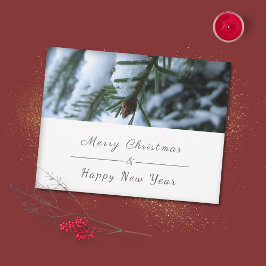 Weihnachts- und Neujahrskarte - Foto "Brünn" Feiertagskarte