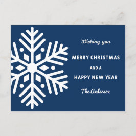 Weihnachts- und Neujahrskarte Postkarte