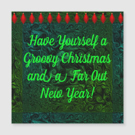 Weihnachts- und Neujahrsmagnet Magnetkarte