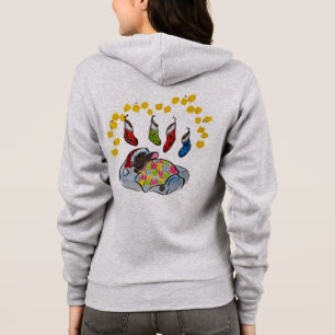 Weihnachts- und Neujahrsmaus mit Strümpfen Hoodie