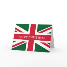 Weihnachts-Union-Jack ~ Rot, Grün und Weiß