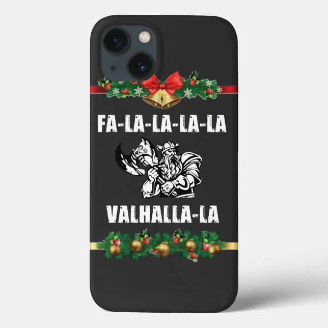 Weihnachts-Valhalla-T - Shirt Case-Mate iPhone Hülle (Rückseite)