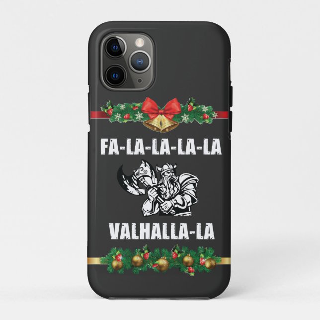 Weihnachts-Valhalla-T - Shirt Case-Mate iPhone Hülle (Rückseite)