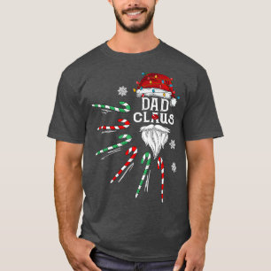 Weihnachts-Vater Claus Vater Bart Candy T-Shirt