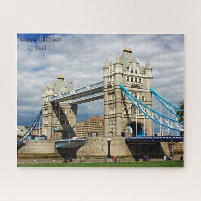 Weihnachts-Vater Puzzle (Horizontal)