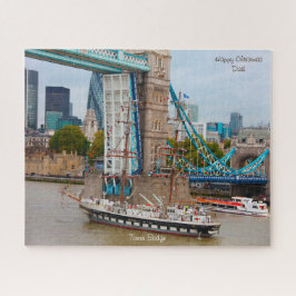 Weihnachts-Vater Tower Bridge Jigsaw Puzzle