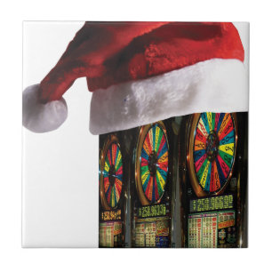 Weihnachts-Vegas-Slotmaschine Fliese