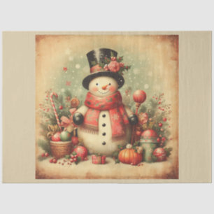 Weihnachts-Vergangenheit-Design Serie 22 Seidenpapier