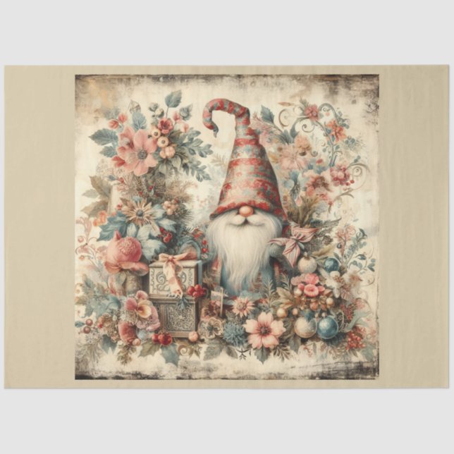 Weihnachts-Vergangenheit-Design Serie 27 Seidenpapier (Vorderseite)