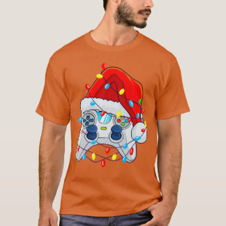 Weihnachts- Videospiel- Controller Santa Gamer Jun T-Shirt