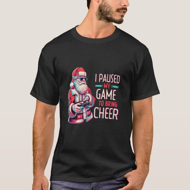 Weihnachts-Videospielcontroller hat mein Spiel unt T-Shirt (Vorderseite)