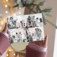 Weihnachts-Vierfamilien-Foto | Pink Holiday