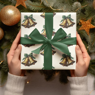 Weihnachts-Vintag-Glocken-Papier Geschenkpapier