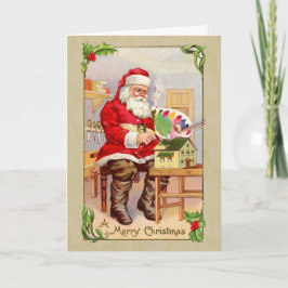 Weihnachts-Vintage Reproduktion Karte