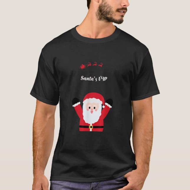 Weihnachts-VIP Niedlicher Weihnachtsauftakt T-Shirt (Vorderseite)