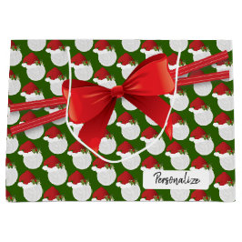 Weihnachts-Volleyball-Muster - Groß Große Geschenktüte