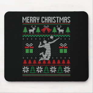 Weihnachts Volleyball Spieler Xmas Sport Lover Ugl Mousepad