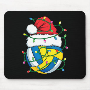 Weihnachts-Volleyball-Weihnachtsmannmütze Boys Gir Mousepad