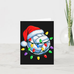 Weihnachts-Volleyball Xmas Santa-Shirts Hut Männer Karte