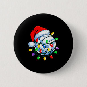 Weihnachts-Volleyball Xmas Santa-Shirts Mütze Herr Button
