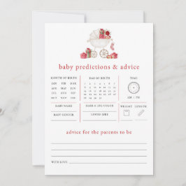 Weihnachts-Vorhersagen Beratung Baby Duschspiel