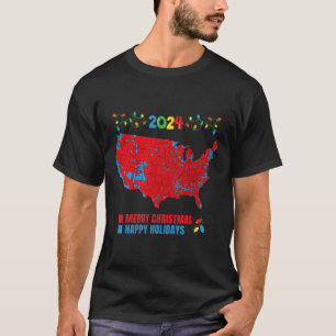 Weihnachts-Wahlplan 2024 Wahl Trump Familie T-Shirt