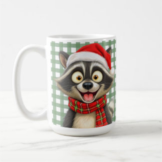 Weihnachts-Waschbär Kaffeetasse