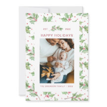 Weihnachts Wasserfarbe Holys Weihnachtskarte