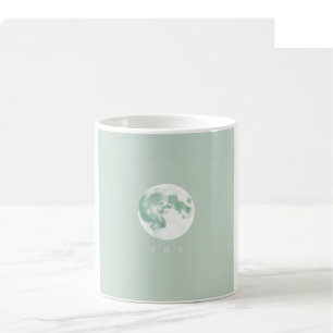 Weihnachts-Wasserfarben-Tasse - Weiß & Grün Kaffeetasse