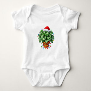 Weihnachts-Wassermelonen-Peperomia Argyreia Holid Baby Strampler