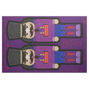 Weihnachts-Weich-Nussknacker-Soldat Fat Quarter Ki Stoff