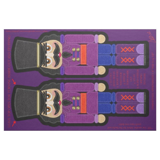 Weihnachts-weich-Nutcracker-Soldat Fat Quarter Kit Stoff (Fat Quarter (45,7 x 55,9 cm))